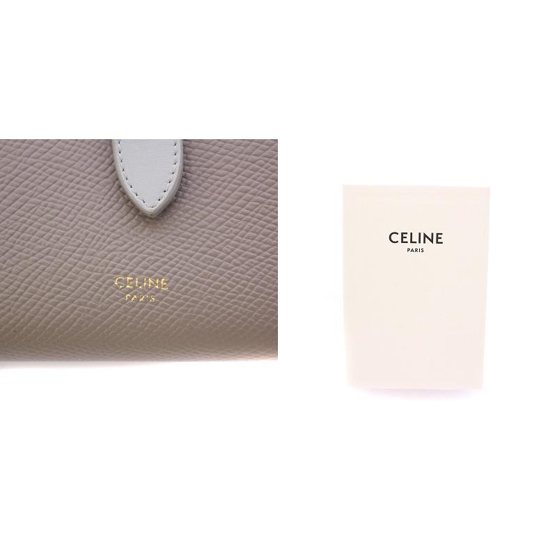 セリーヌ レザー　スモールストラップ ウォレット　財布 CELINE（セリーヌ） CELINE Small Strap Wallet スモールストラップ