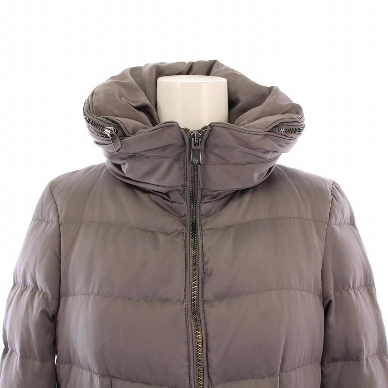 ザラウーマン ZARA WOMAN ダウンコート ロング ジップアップ