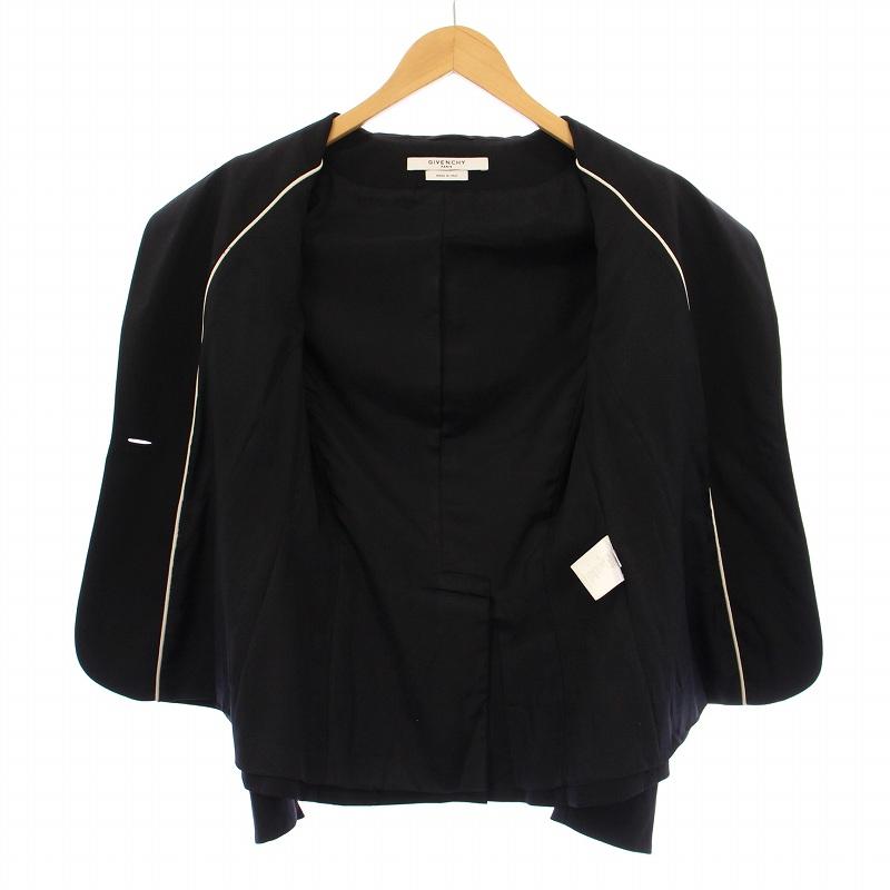 U*L様 GIVENCHY テーラードジャケット ブラック サイズ44 極美品 ジバンシィ GIVENCHY テーラードジャケット アウター シングル