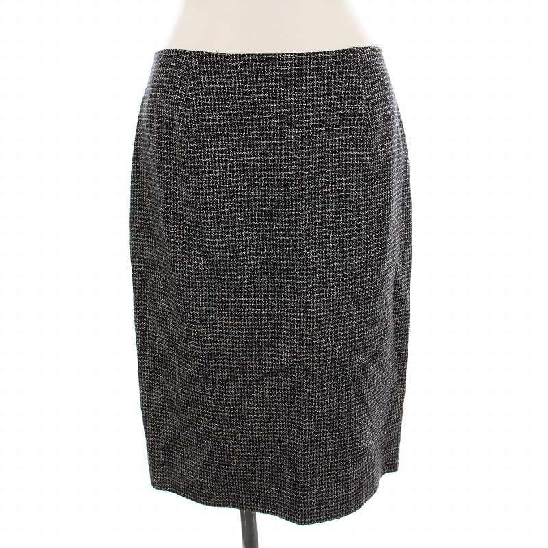 エストネーション ESTNATION スーツ セットアップ チェック スカート