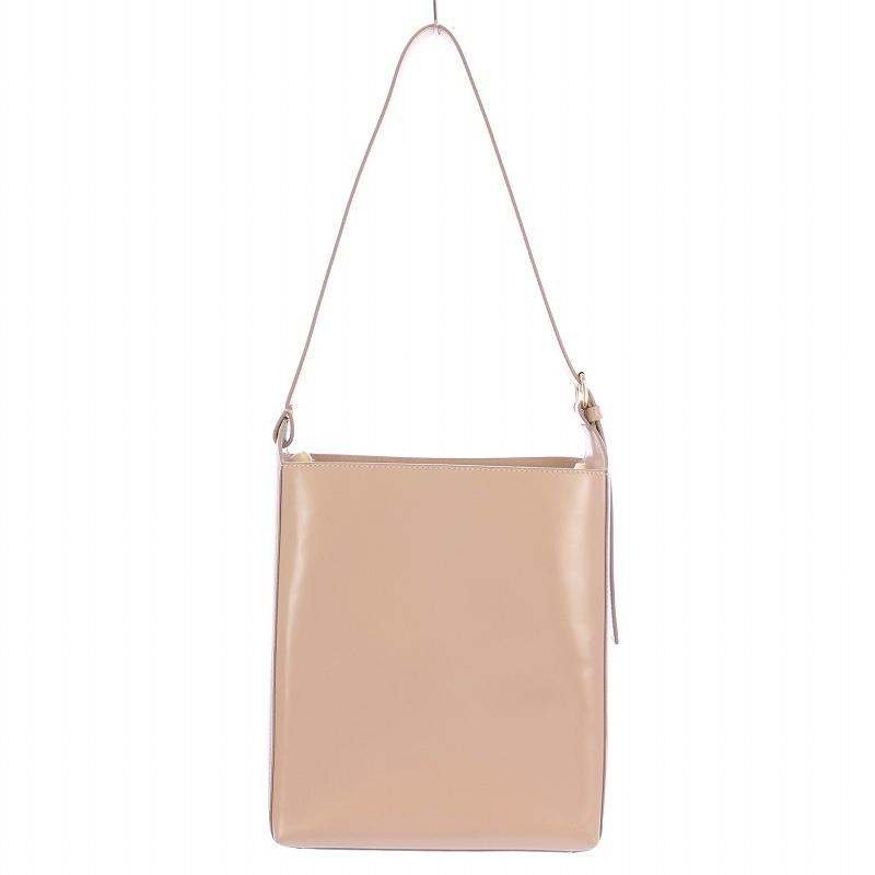 【中古】アーペーセー A.P.C. VIRGINIE ワンショルダーバッグ レザー ロゴ ピンク /BB レディース A.P.C.（アーペーセー） A.P.C. VIRGINIE ワンショルダーバッグ レザー