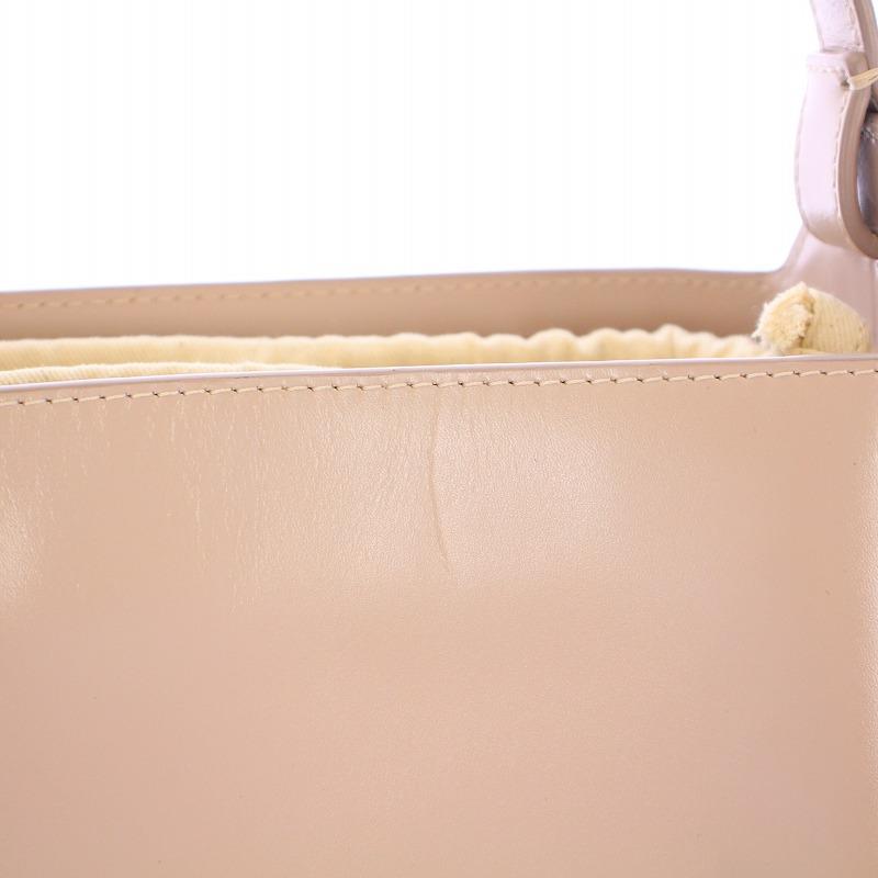 【中古】アーペーセー A.P.C. VIRGINIE ワンショルダーバッグ レザー ロゴ ピンク /BB レディース A.P.C.（アーペーセー） A.P.C. VIRGINIE ワンショルダーバッグ レザー