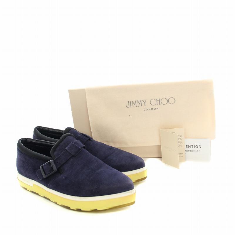 ジミーチュウ JIMMY CHOO スリッポン スニーカー シューズ スエード 37 
