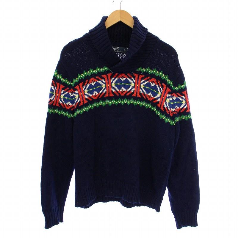 POLO Ralph Laurenノルディック柄長袖セーター POLO RALPH LAUREN 】ノルディック柄ニットセーター - メルカリ