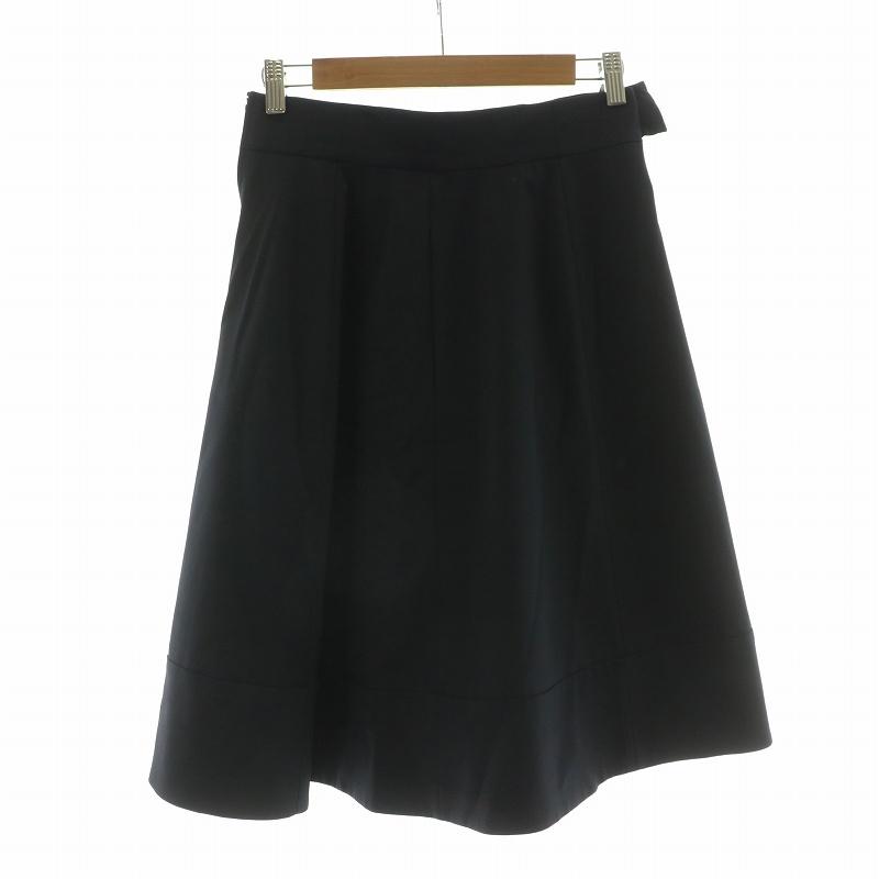 FOXEY フレアスカート 40 ネイビー