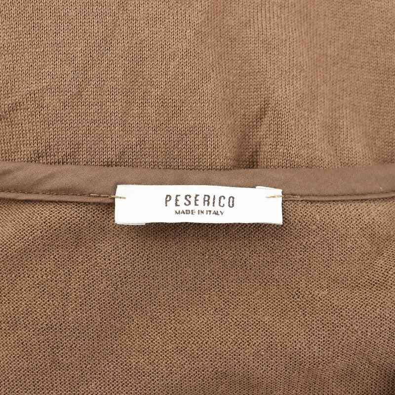 美品★PESERICO★モニーレ装飾★カシミヤ★ニットワンピース★ ペセリコ PESERICO ニットワンピース ロング丈 ノースリーブ モニーレ