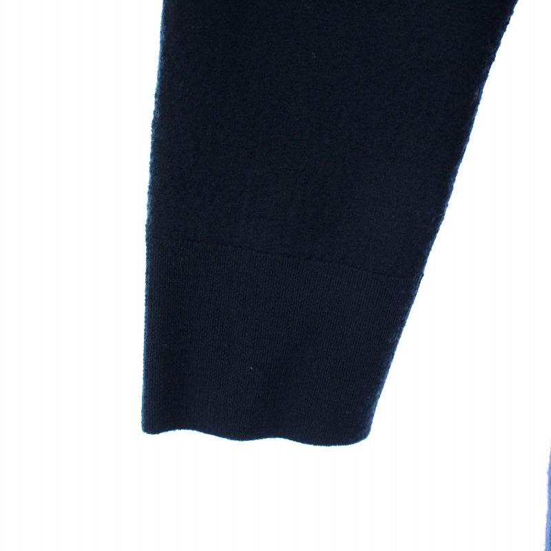 ICB（アイシービー） ニット ワンピース ロング 長袖 Vネック ウール S