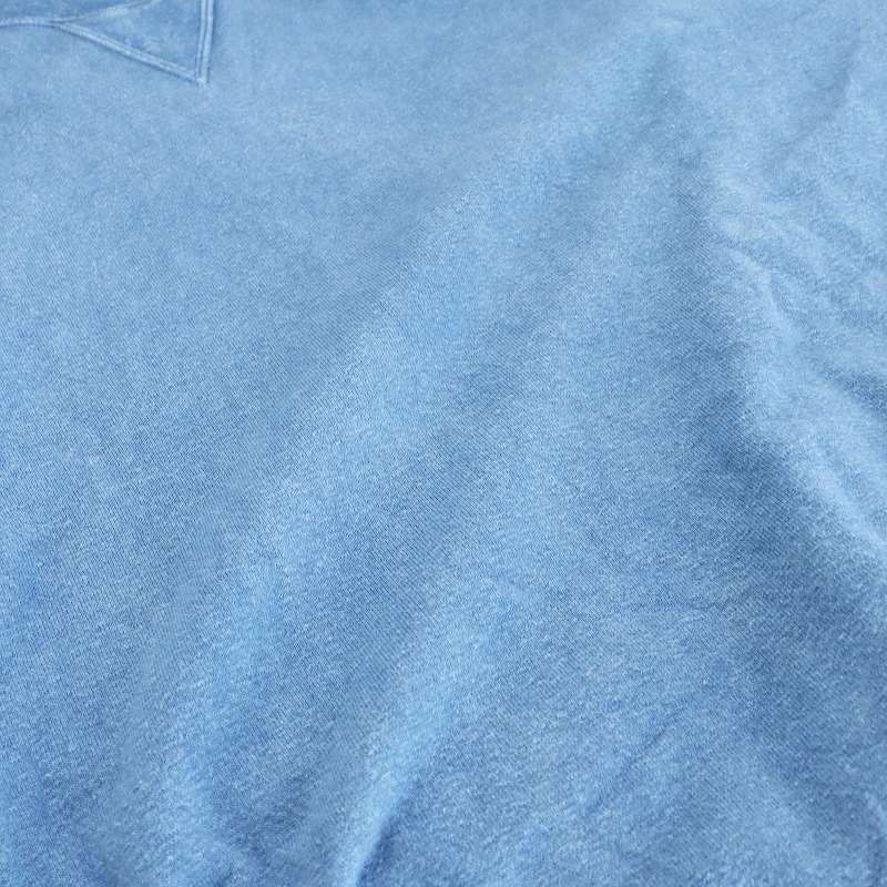 ビズビム VISVIM AMPLUS CREW L/S スウェット トレーナー 長袖 2 水色