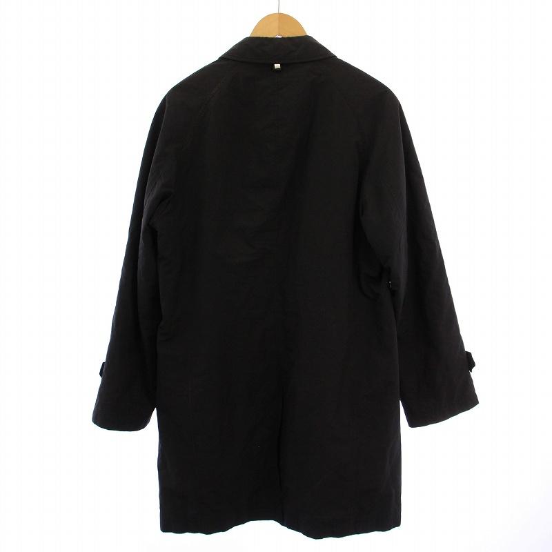 アレグリ allegri ステンカラーコート ロング 50 黒 MUI6535 /BM