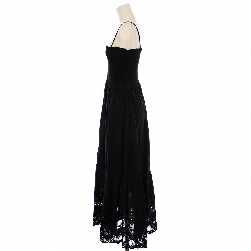 未使用品 カレンソロジー Curensology シャーリングレースワンピース  