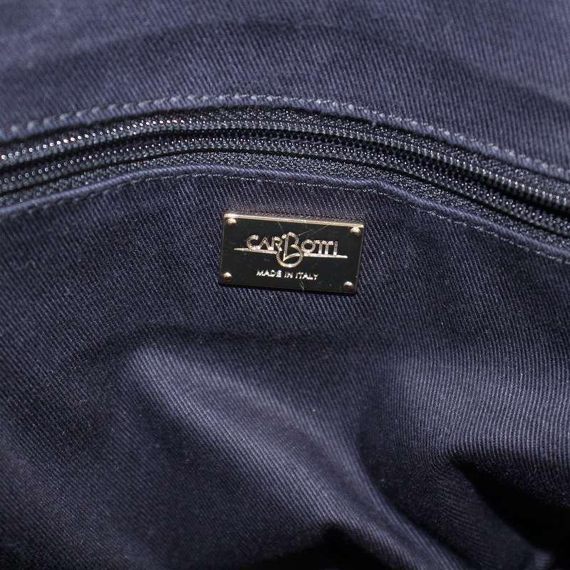 カルボッティ CARBOTTI ハンドバッグ コンパクト レザー ロゴ ワン  