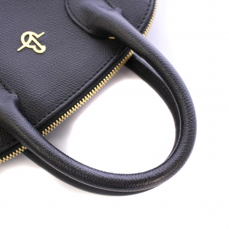 カルボッティ CARBOTTI ハンドバッグ コンパクト レザー ロゴ ワン  