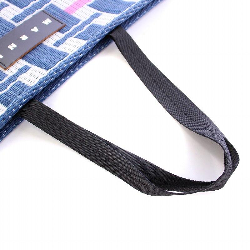 MARNI マルニ タタミトート ハンドバッグ 編み込み ロゴ マルチカラー  