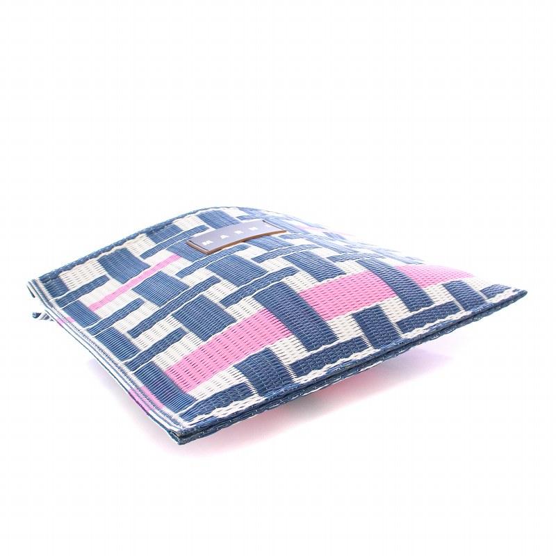 MARNI マルニ タタミトート ハンドバッグ 編み込み ロゴ マルチカラー  