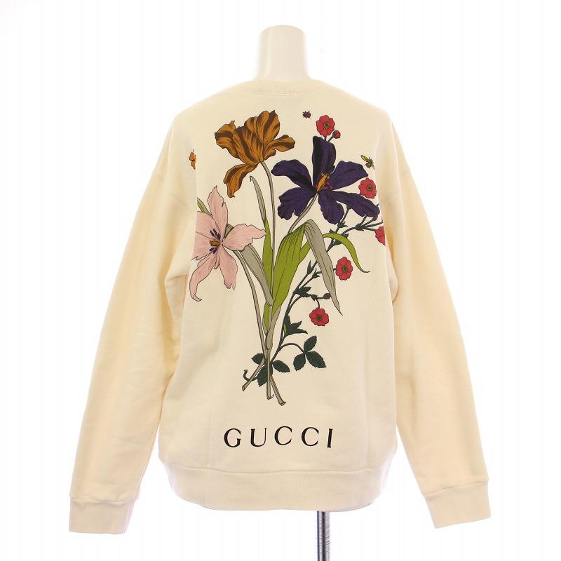 GUCCI グッチ スウェット シャトーマーモント オフホワイト S 花柄