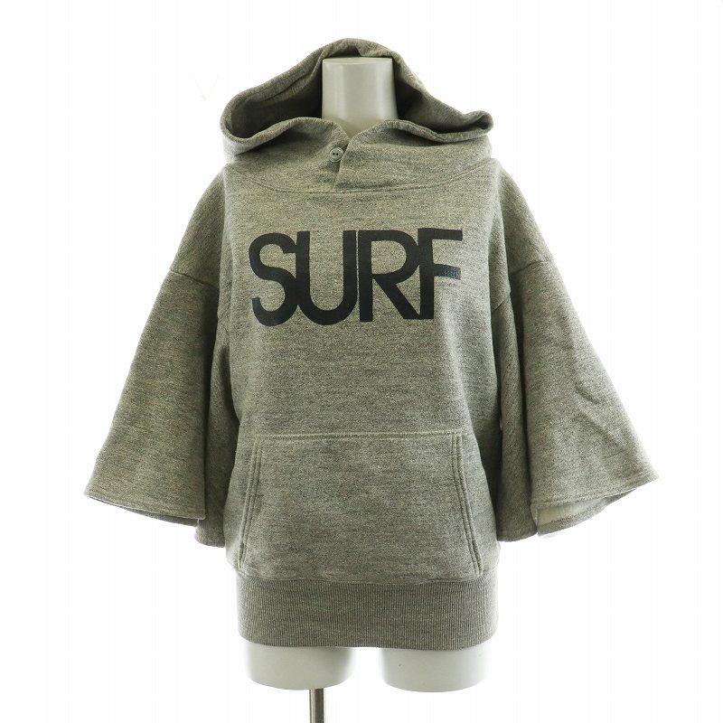 KAPITAL - キャピタル kapital SURF プルオーバーパーカー 半袖 0 グレー キャピタル kapital SURF プルオーバーパーカー 半袖 プリント 0