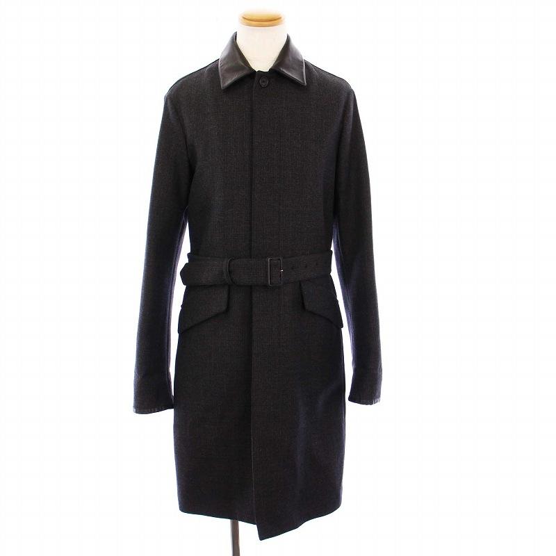 PRADA ステンカラーコート PRADA◇ステンカラーコート/46/ナイロン/BRW