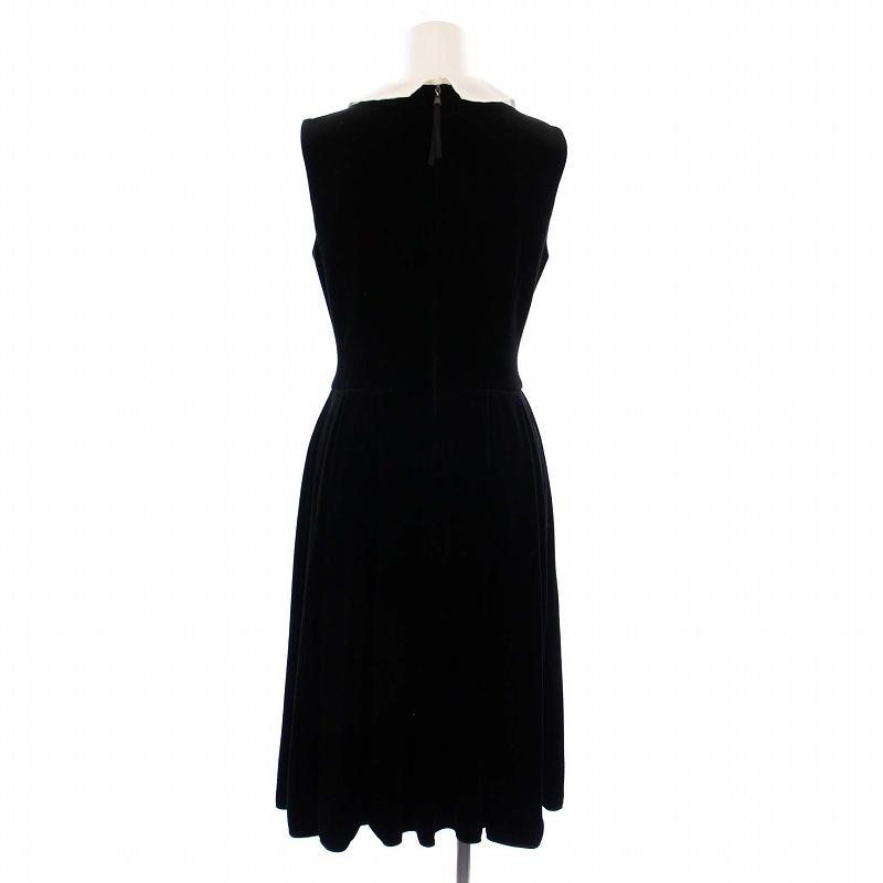 ベロアノワール バイ フォクシー ニューヨーク プチポイントドレス