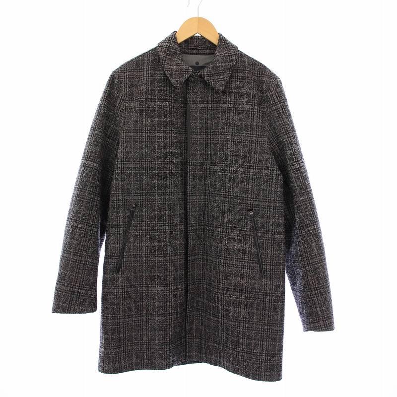 ヘルノ HERNO ステンカラーコート アウター ロング丈 ウール ラミナー