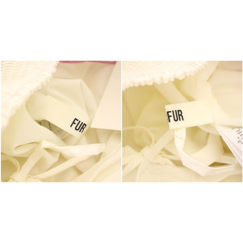 ファーファー furfur 24AW フリルドレープスカショーパン