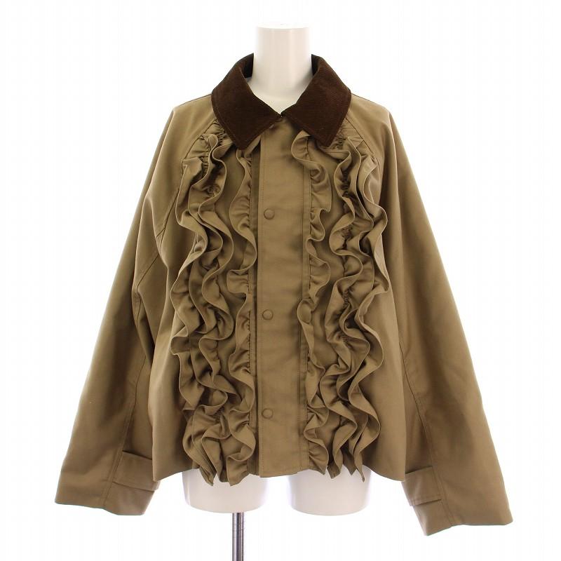 ファーファー furfur 25SS フリルワークジャケット 中綿ジャケット