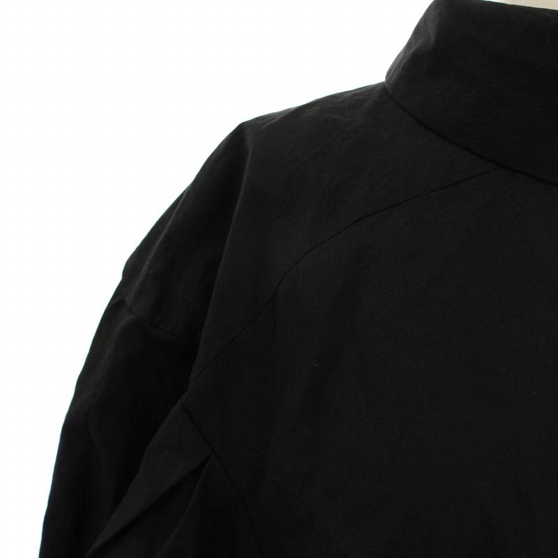 エンフォルド ENFOLD WashedタイプライターオフネックペプラムPO  