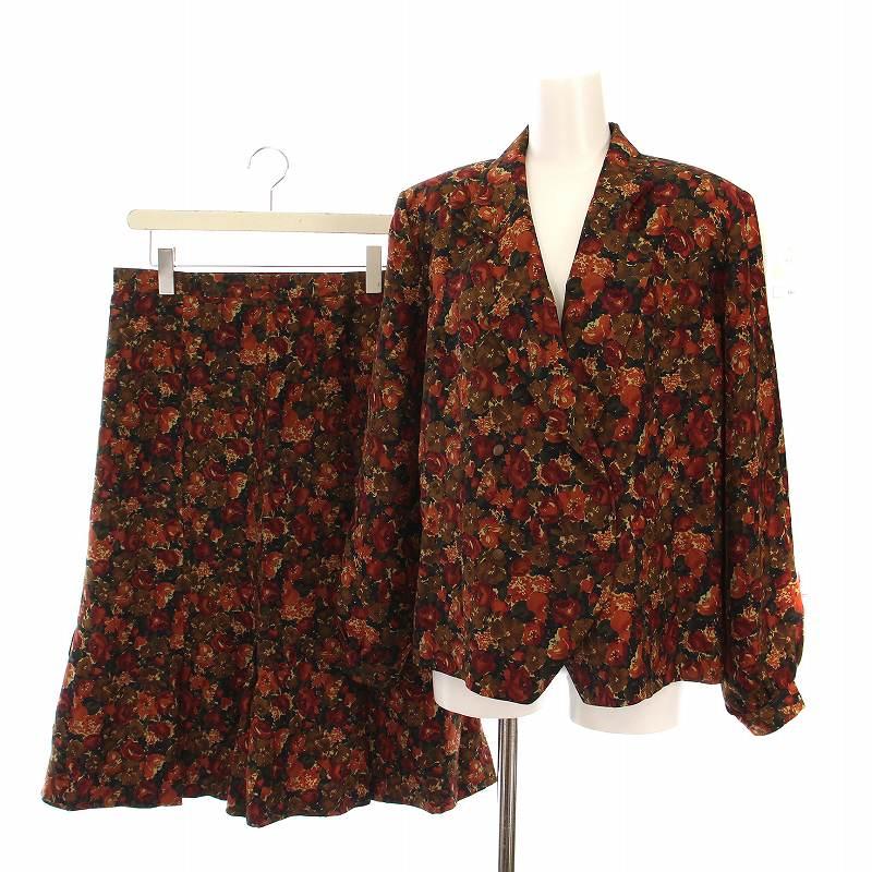 未使用品 バンベール VINVERT セットアップ 上下 ジャケット 花柄 