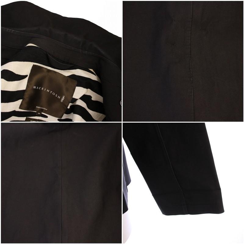 マッキントッシュ MACKINTOSH トレンチコート ショート丈 ゴム引き