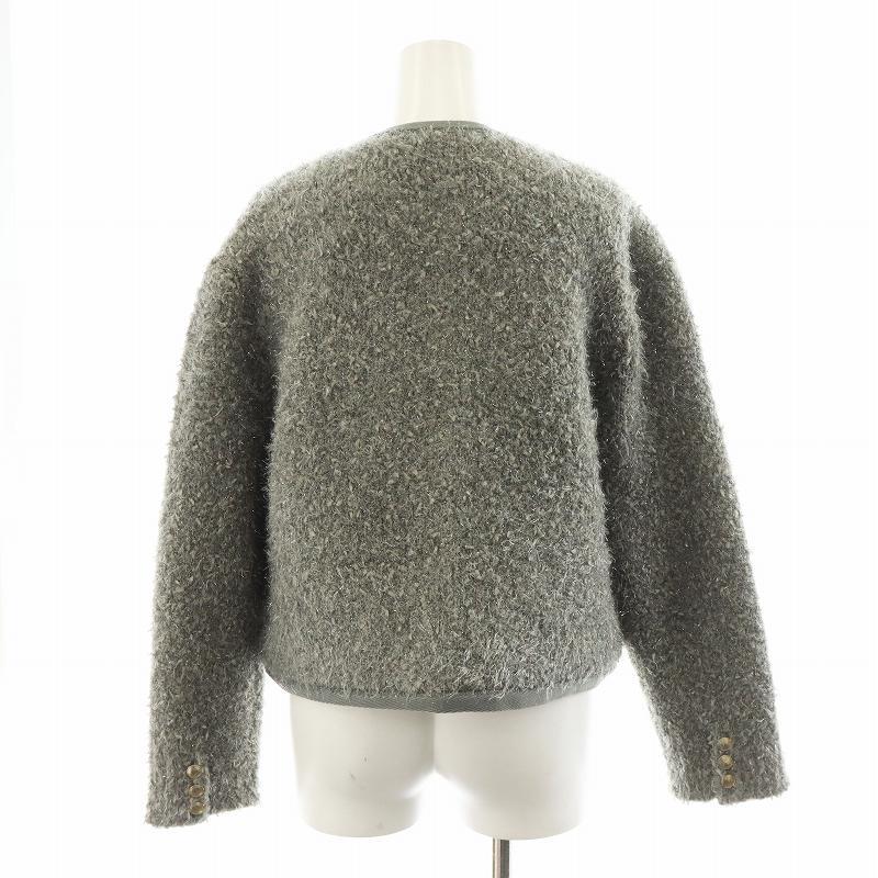 新品CELFORD セルフォード ファンシーヤーンダブルフェイスニットジャケット セルフォード CELFORD 24AW ファンシーヤーンダブルフェイスニット