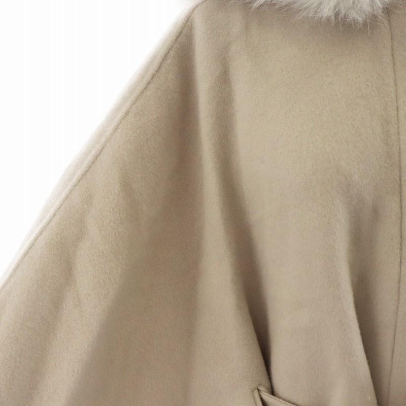 未使用品 セルフォード CELFORD 24AW ファーポンチョコート
