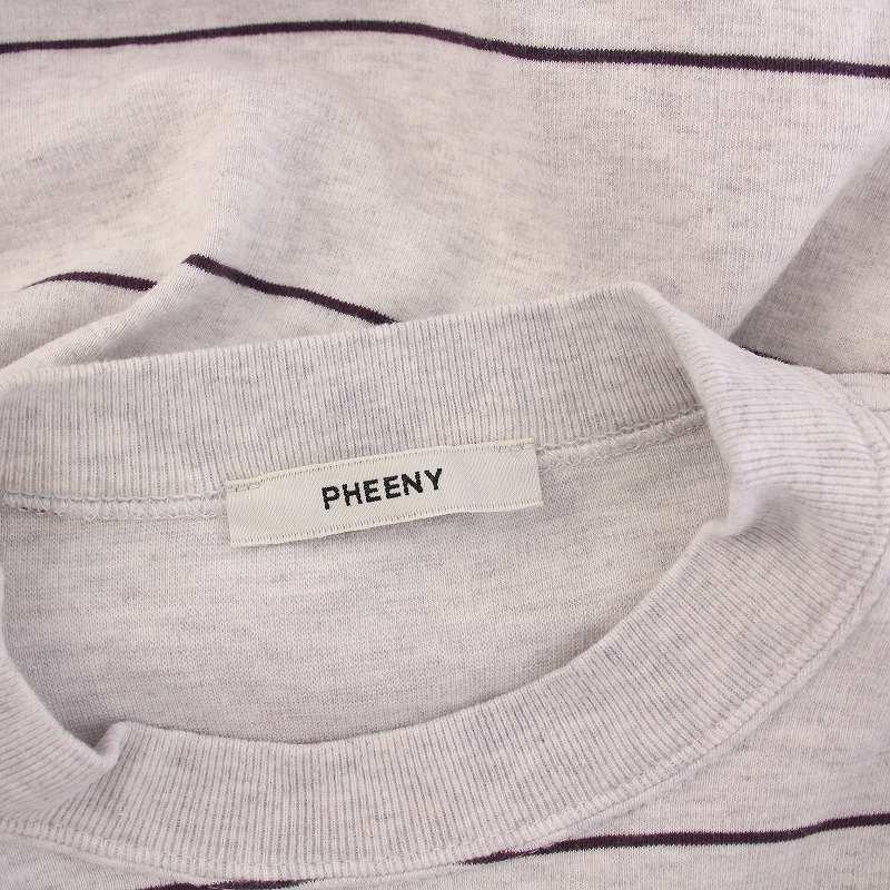 フィーニー PHEENY 24SS Ponti border s/s Tシャツ カットソー 