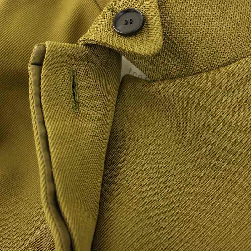 フォルフォルモ FORFORMO 722301 スタンドカラーコート フレア ウール