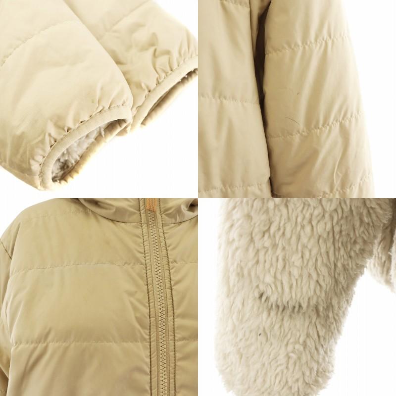 Patagonia フード付きリバーシブルベージュジャケット 新品】Patagonia リバーシブル フード付き ジャケット レディース S