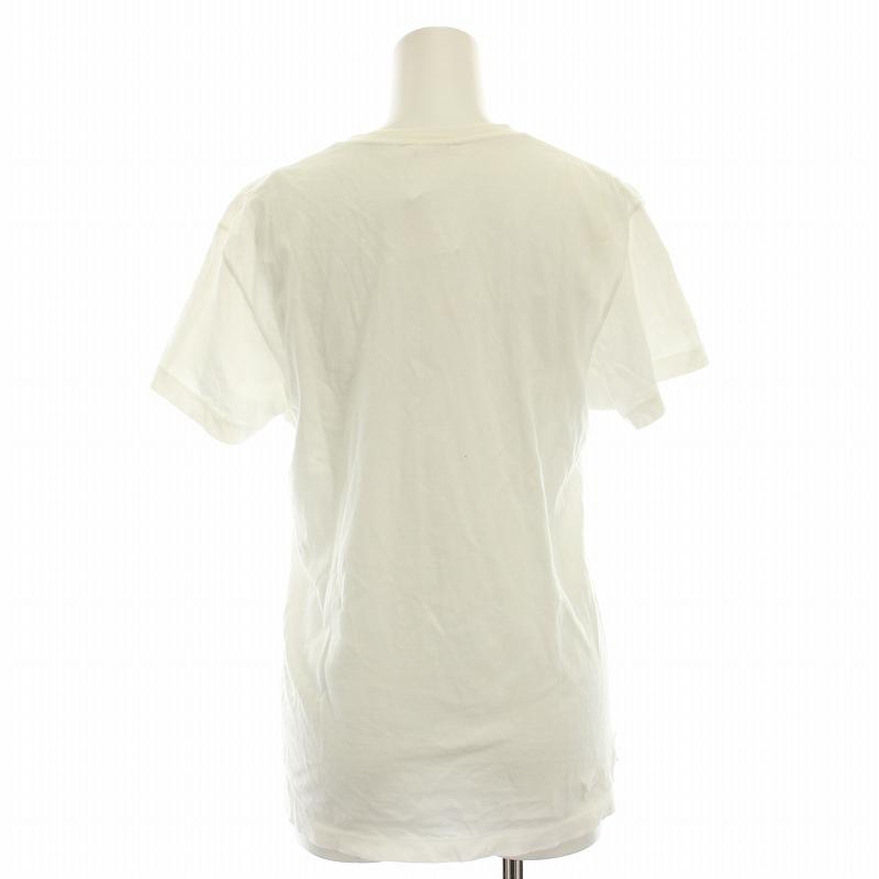 オーラリー AURALEE シームレスVネックTシャツ カットソー 半袖 1 白