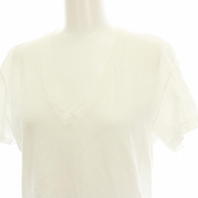 AURALEE  VネックTシャツ オーラリー Vネック Tシャツ 1 ブラック AURALEE｜23k2414 - メルカリ