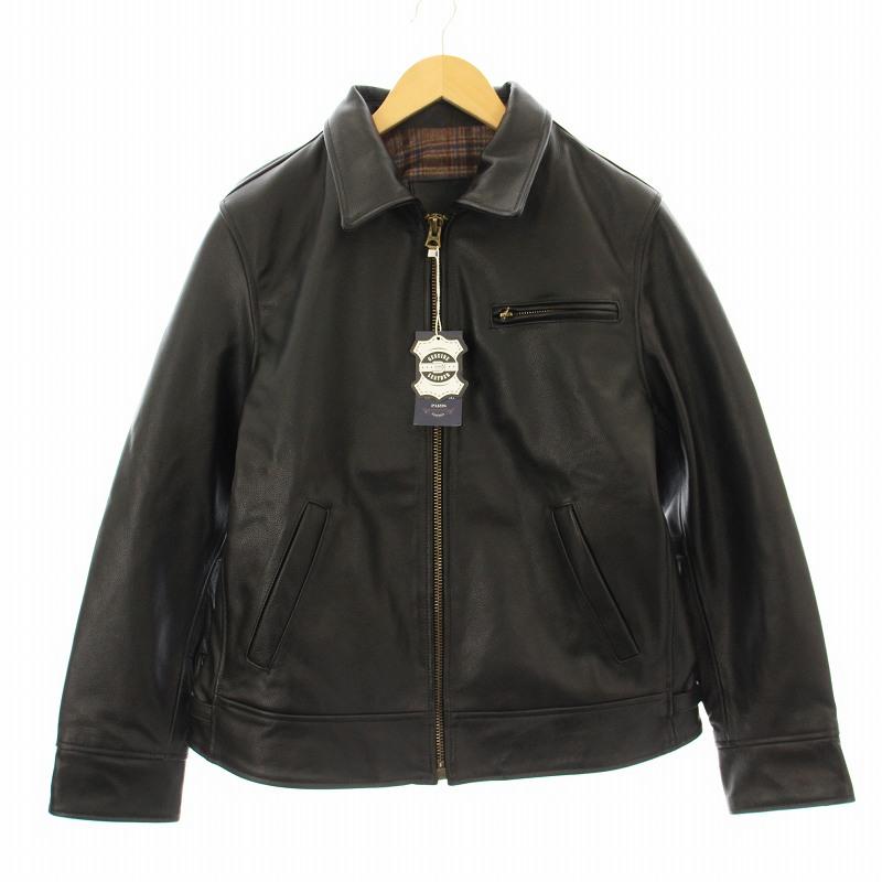 未使用品 スタークハウツ ライダースジャケット シングル レザー 