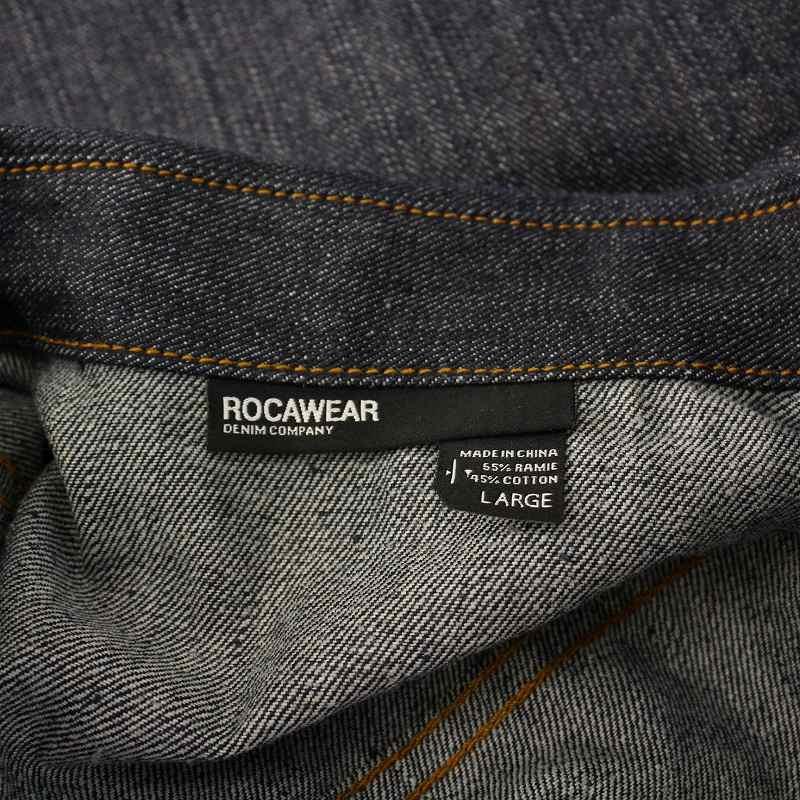 ロカウェア ROCAWEAR デニムジャケット Gジャン ジージャン アウター