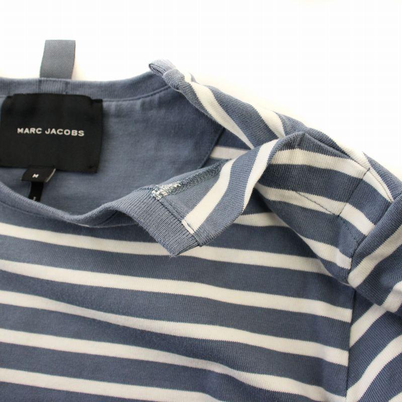 MARCJACOBS 長袖　マークジェイコブスボーダー カットソー トップス　M マークジェイコブス MARC JACOBS ボーダー カットソー