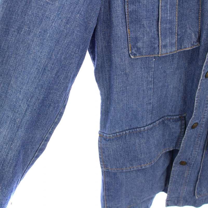 も*う様 LEE リー　カバーオール　デニムジャケット　三角タグ復刻　USED加 LEE リーカバーオールデニムジャケット三角タグ復刻USED加工
