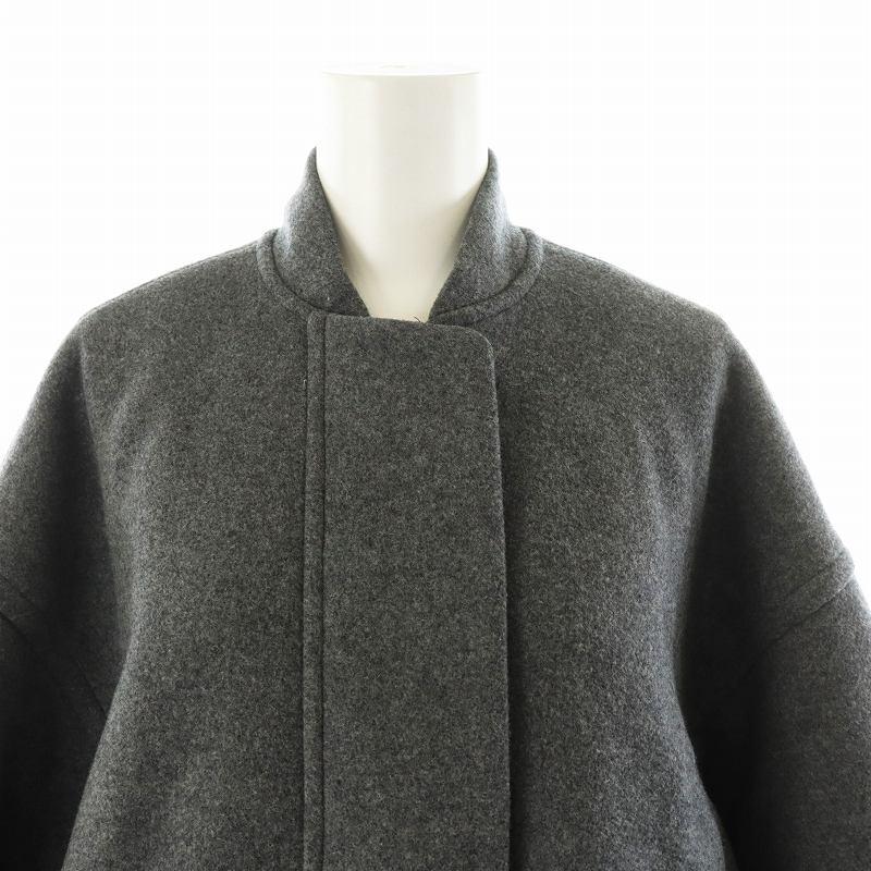 24AW ENFOLD エンフォルド STADIUM-JUMPERグレー 38