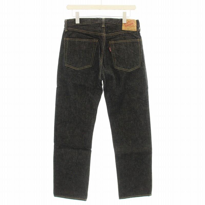 ドゥニーム DENIME /デニムジーンズ /c2752 /赤耳 /ブラック DENIME ドゥニーム デニム C2752 ボタン 赤耳 ストレート W27