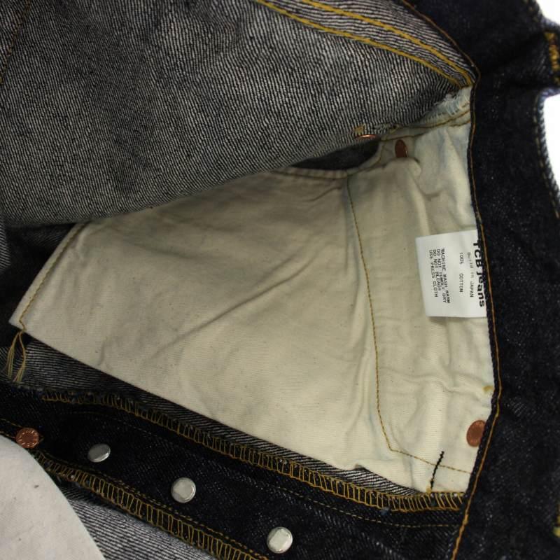 TCBジーンズ TCB JEANS 12.5oz シンチバック 尾錠 デニム パンツ 