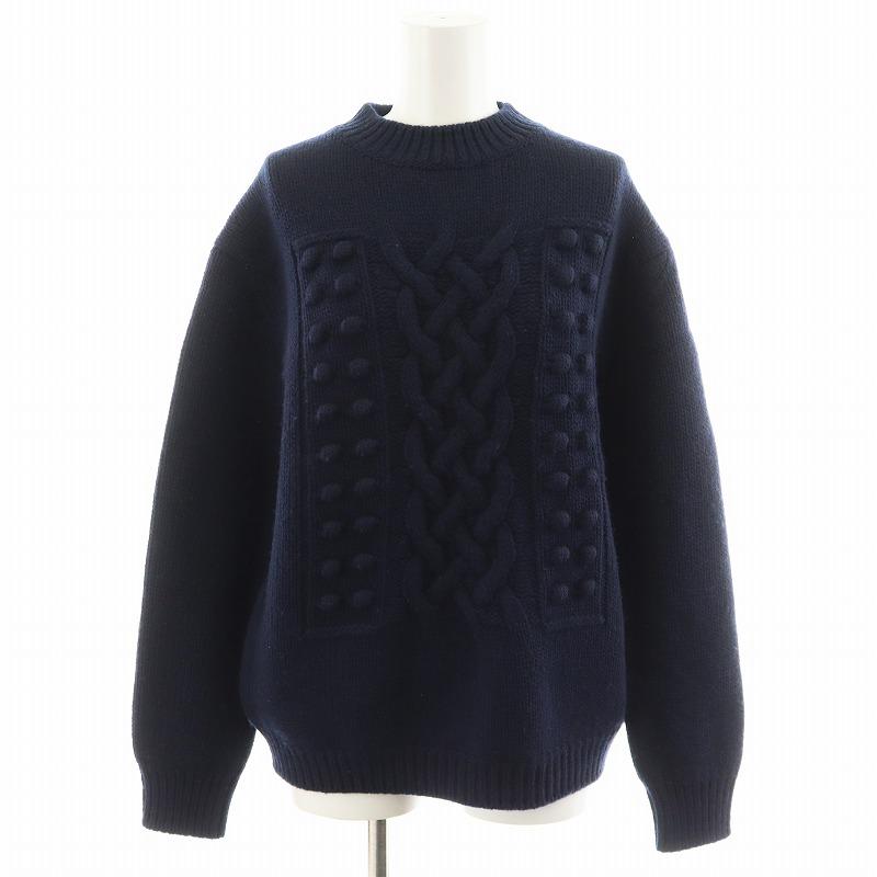 ミナペルホネン mina perhonen gasse ニット セーター 長袖 ウール 38