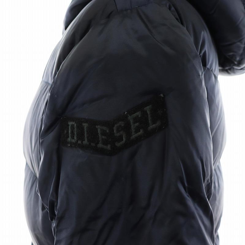 DIESEL（ディーゼル） ダウンコート ロング丈 フード ナイロン