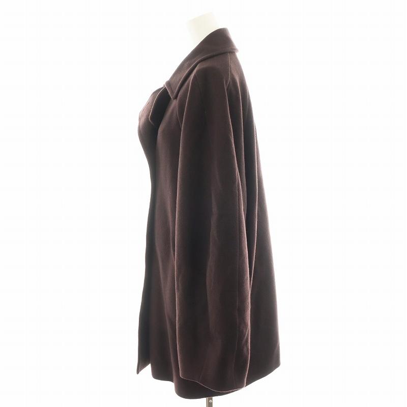 ベイジ BEIGE 24AW GABELLE ミドル丈スタンドカラーウールコート