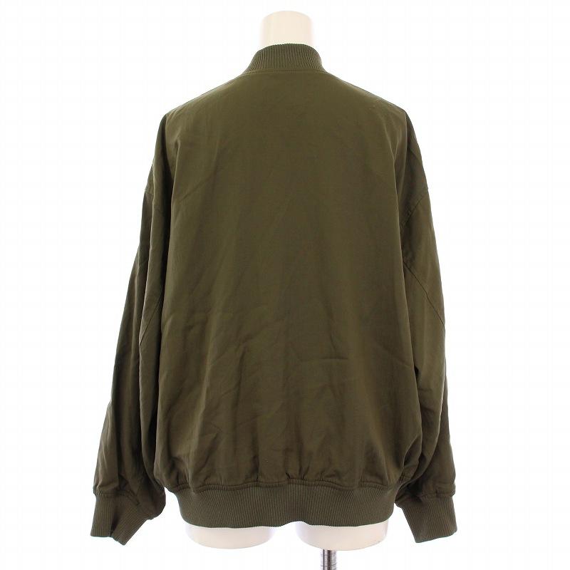 最終価格　23区L キュプラナイロンストレッチ MA-1 ブルゾン 44 23区キュプラナイロンストレッチma-1ブルゾン 44 ストレッチナイロン