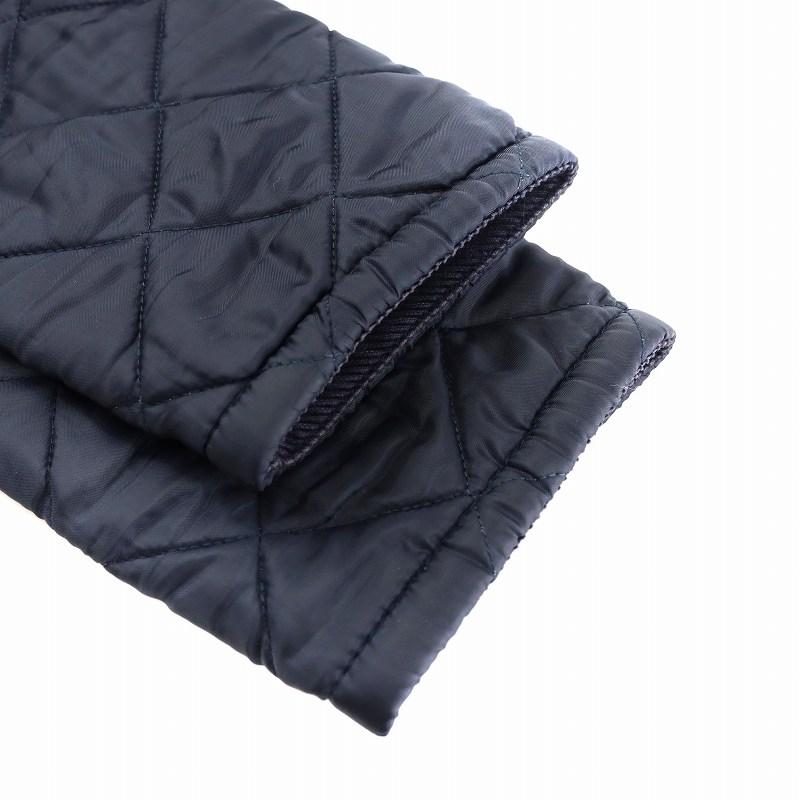 【中古】ラベンハム LAVENHAM キルティングコート 中綿 アウター S 紺 ネイビー /AN49 メンズ ラベンハム LAVENHAM キルティングコート 中綿 アウター S 紺 ネイビー
