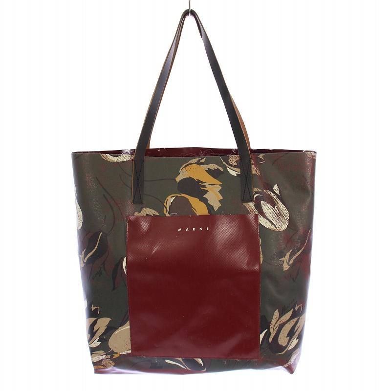 MARNI（マルニ） MARNI PVC FLORAL SHOPPER PVCフローラルショッパー