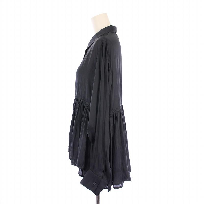 スローブ イエナ SLOBE IENA 24AW ペプラムティアードブラウス シャツ 