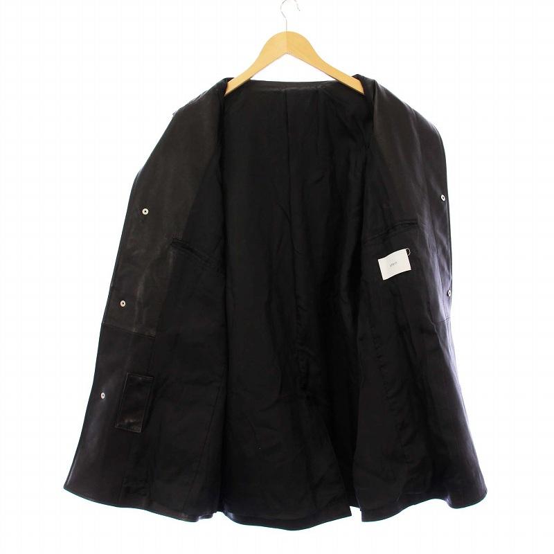 シュタイン stein. 24SS LEATHER HALF COAT レザーハーフコート ステン 